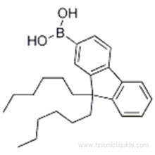 9,9-Dihexyl-9H-fluoren-2-boronic acid CAS 371193-08-7